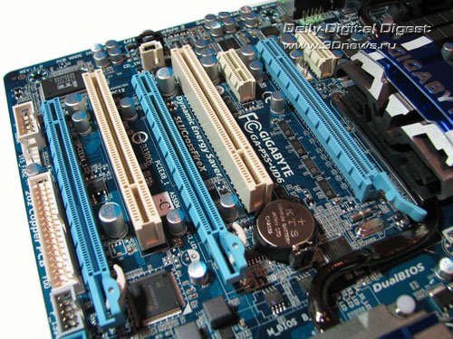  Gigabyte P55 UD6 слоты расширения 